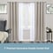Kenney Mfg Kenney Hamlin 1" Premium Decorative Window Double Curtain Rod, 66-120", Weathered Brown KN85062V1 - alternate 5